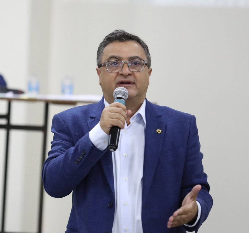 Deputado Michele Caputo (PSDB), coordenador da Frente Parlamentar do Coronavírus na Assembleia Legislativa do Paraná.