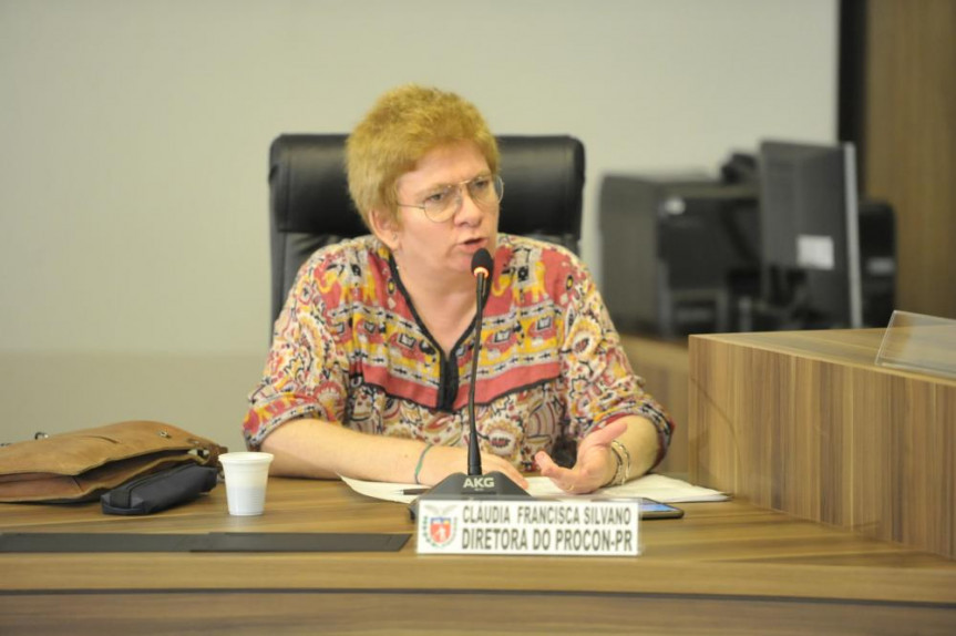Diretora do Procon/PR Cláudia Silvano