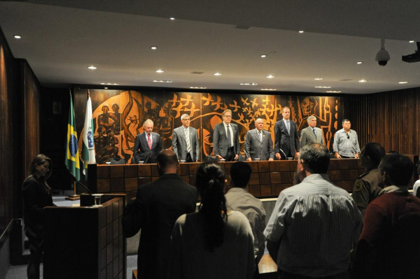 Posse dos conselheiros do "Programa Estadual Ciclo Paraná", conforme proposição do deputado Schiavinato (PP).