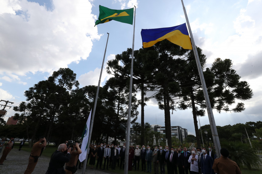 Assembleia Legislativa realiza homenagem em solidariedade e apoio à Ucrânia e ao Povo Ucraniano.
