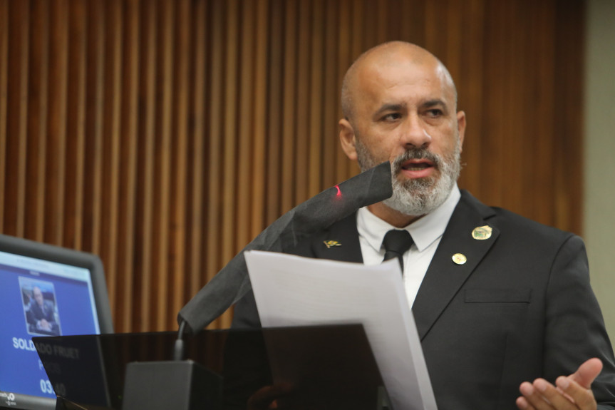 Deputado Soldado Fruet, presidente da Comissão de Turismo da Assembleia Legislativa do Paraná.