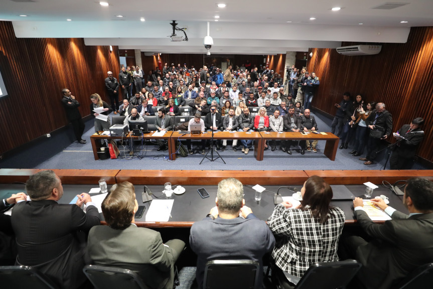 Evento, que ocorreu na manhã desta quinta-feira (29), lotou o Plenarinho da Assembleia Legislativa.