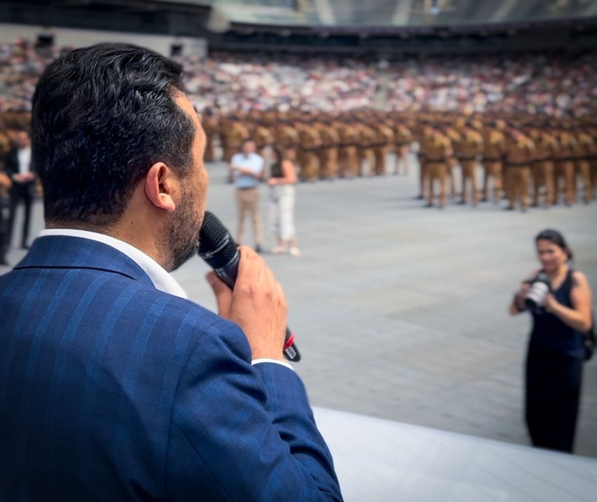 O parlamentar discursou em nome da Assembleia Legislativa do Paraná, destacando a importância da formação dos novos soldados e reforçando o compromisso em trabalhar em prol da segurança pública.