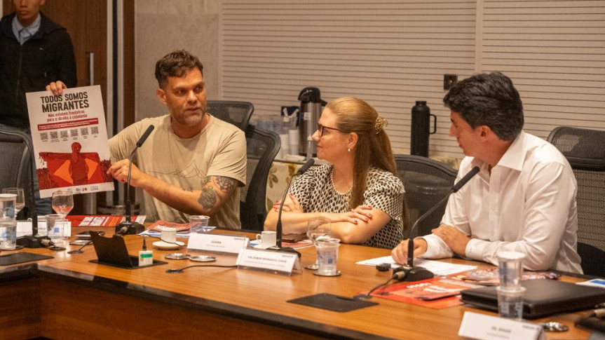 Goura (PDT) parcitipou do evento de lançamento do Panorama Geral das Migrações no Paraná,na últimaquarta-feira (25).
