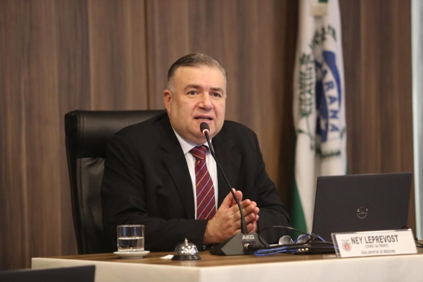 Deputado Ney Leprevost (União), presidente da Comissão de Obras, Transporte e Comunicação.
