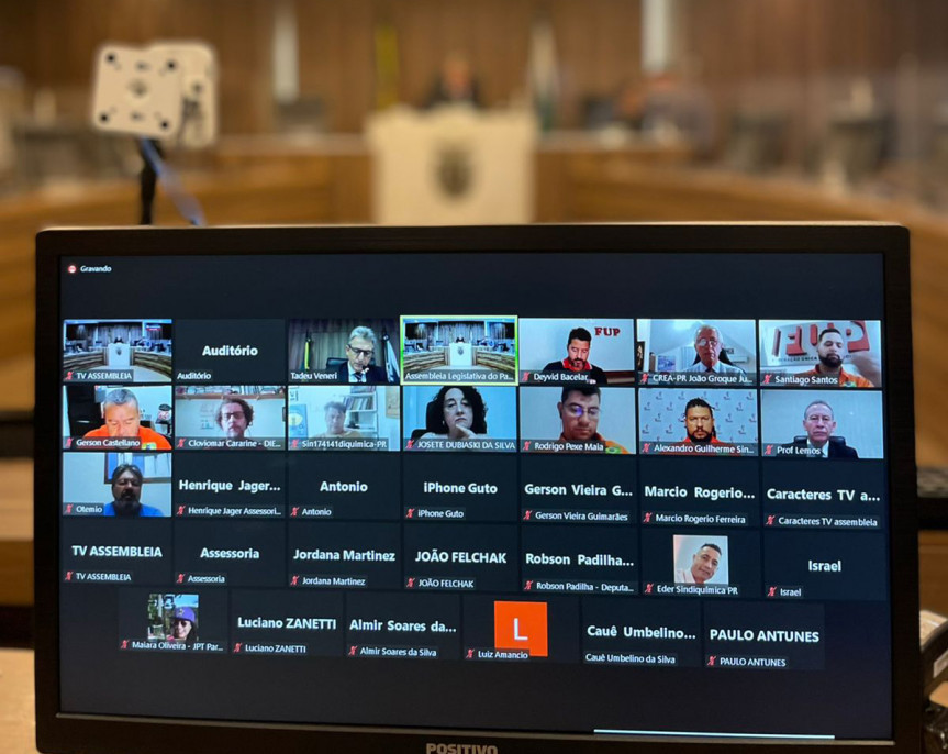 A Situação das Unidades da Petrobras do Paraná foi tema de audiência pública na Assembleia Legislativa.