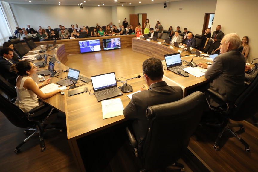 Reunião ocorreu no início da tarde desta terça-feira (25), no Auditório Legislativo.