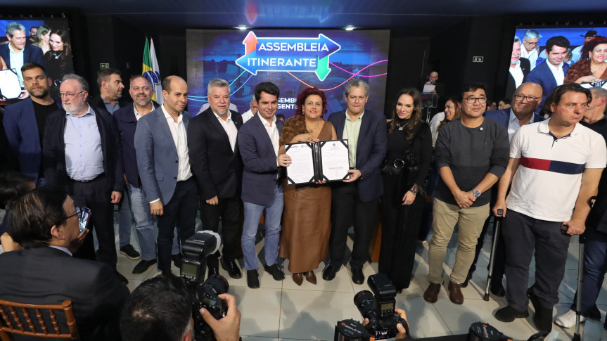 A 22ª edição da Assembleia Itinerante foi realizada nesta quinta-feira (15) em Maringá, durante a a 51ª ExpoIngá.