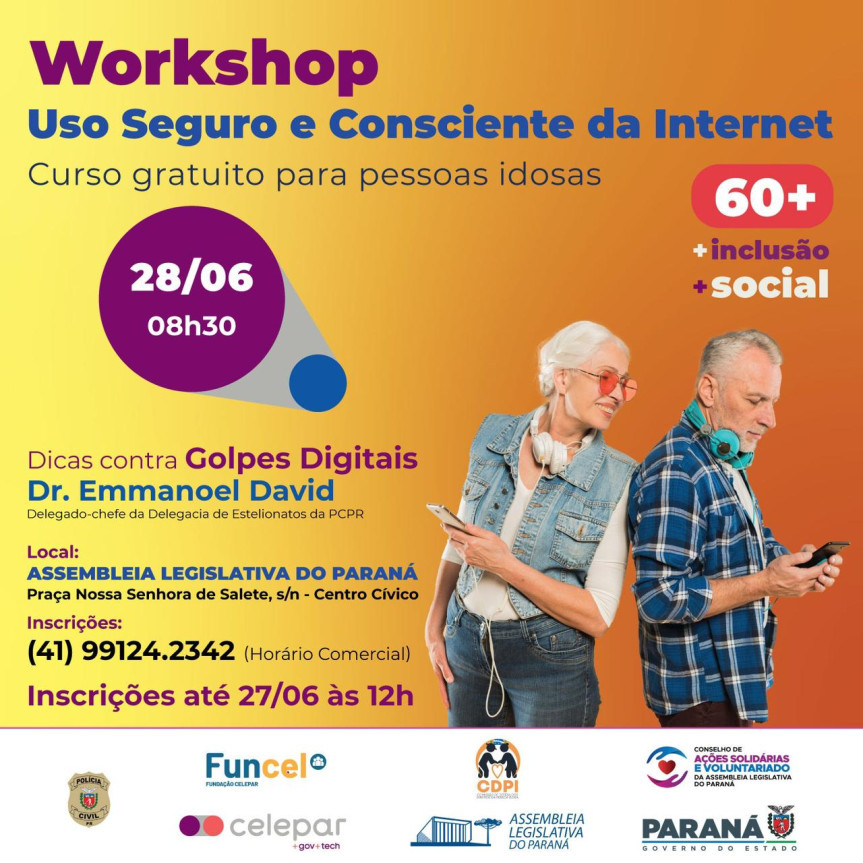 Curso sobre uso o uso consciente e seguro da internet abre vagas para uma nova turma