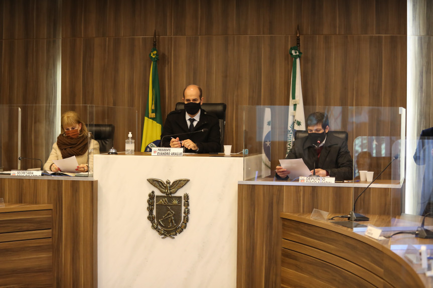 Reunião da Comissão de Orçamento da Assembleia Legislativa do Paraná.