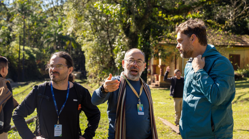 O deputado estadual Goura (PDT) acompanhou visita técnica no Parque Estadual do Marumbi para reconhecimento e avaliação dos pontos onde serão instaladas duas novas estações meteorológicas do Simepar.