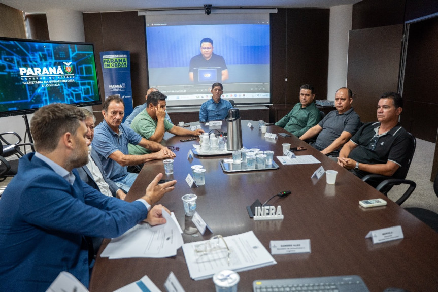 Reunião ocorreu na última quarta-feira (2), na Secretaria de Estado de Infraestrutura e Logística (SEIL).