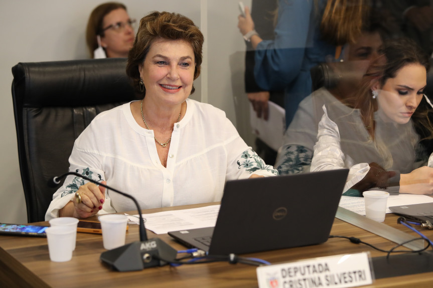 Deputada Cristina Silvestri (PSDB), procuradora da Mulher na Assembleia Legislativa do Paraná.
