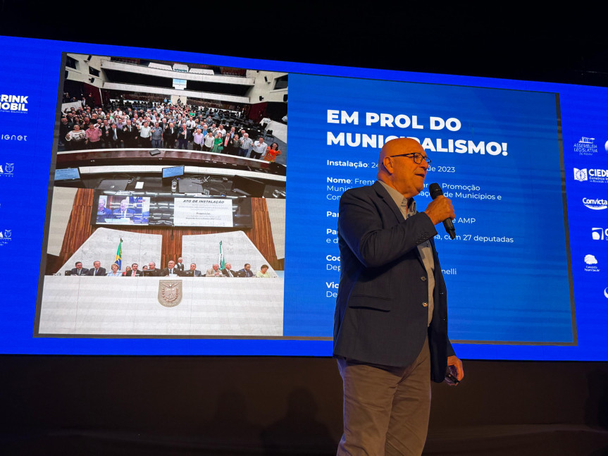 O deputado Luiz Claudio Romanelli (PSD) é coordenador da Frente Parlamentar de Promoção Municipalista.