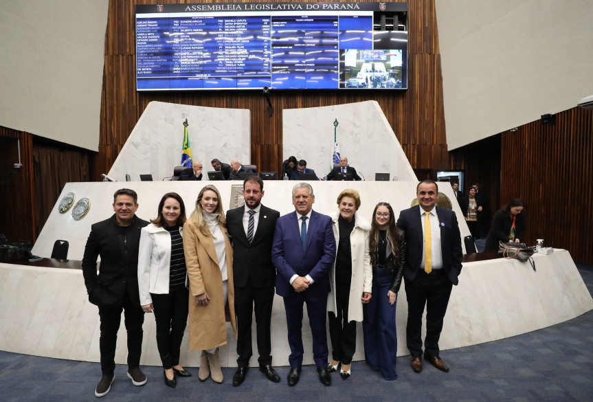 Natan Sperafico assume mandato de deputado na Assembleia Legislativa.