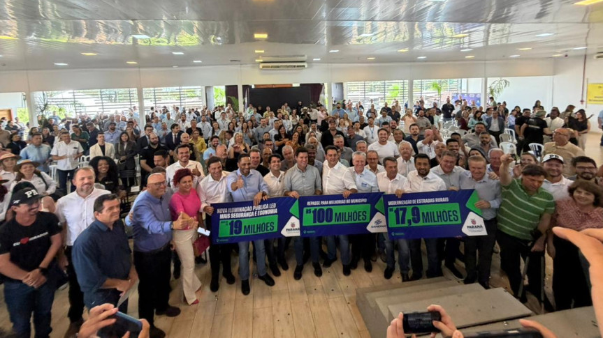 Durante a visita, o Poder Executivo anunciou investimentos para Paranavaí e região.