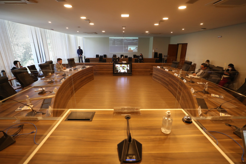 Reunião da Comissão de Constituição e Justiça (CCJ) da Assembleia Legislativa desta terça-feira (1º).