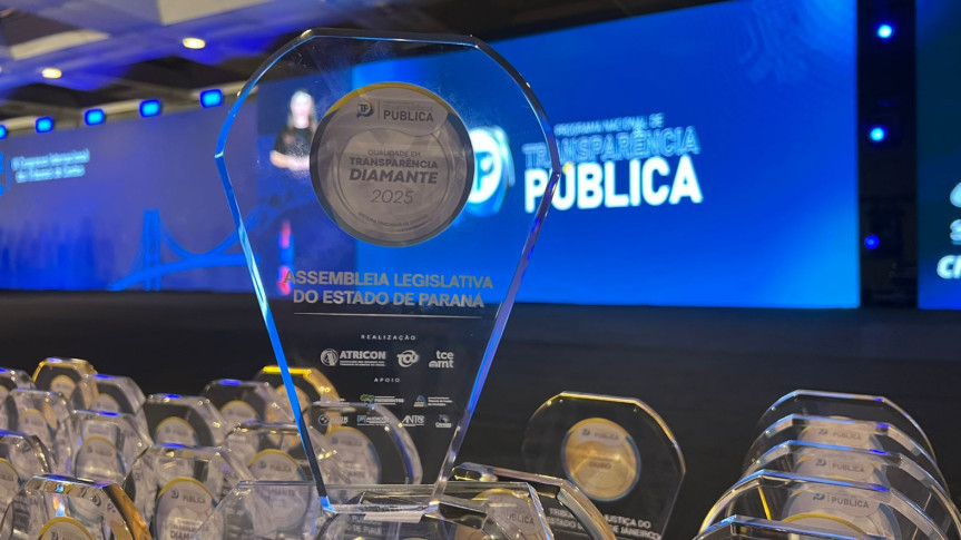 A Assembleia Legislativa do Paraná (Alep) alcançou nível máximo de transparência e conquistou nesta quinta-feira (4), pelo segundo ano consecutivo, o Selo Diamante do Programa Nacional de Transparência Pública (PNTP).