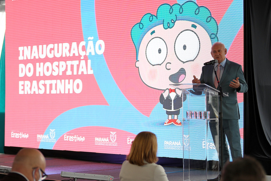 Com a doação de recursos destinados pela Assembleia Legislativa do Paraná, o Hospital Erastinho foi inaugurado em Curitiba.