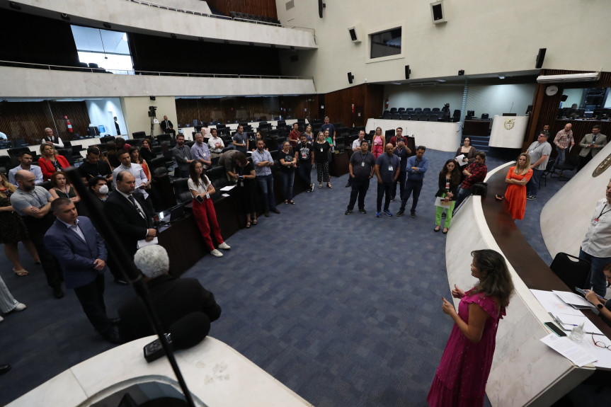 Encontro contou com a presença dos assessores de imprensa dos 54 deputados da 20ª Legislatura.