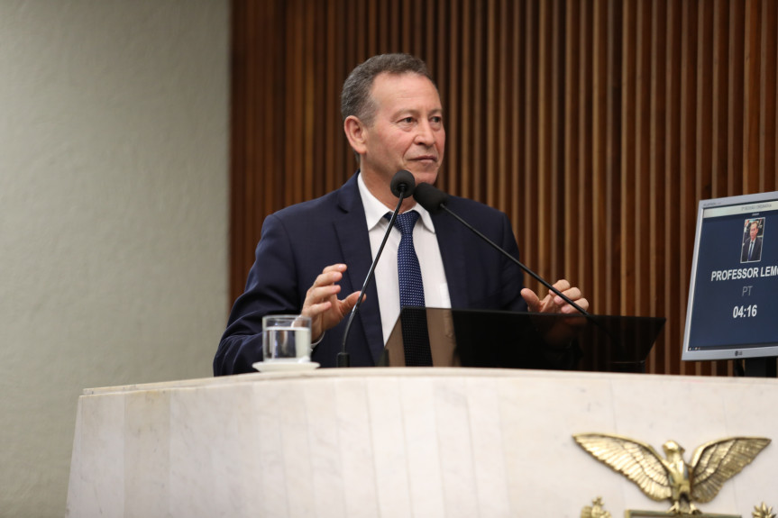 Deputado Professor Lemos (PT) assume a Liderança da Oposição.