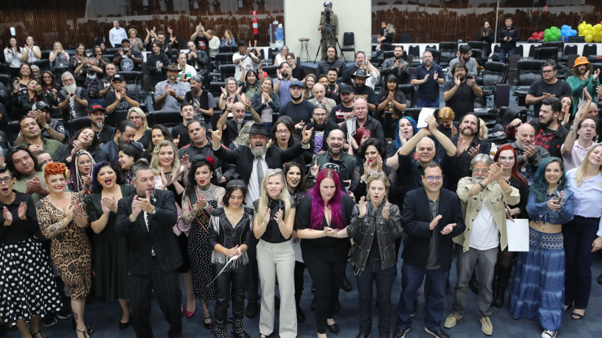 Solenidade reuniu músicos, produtores culturais e profissionais do setor