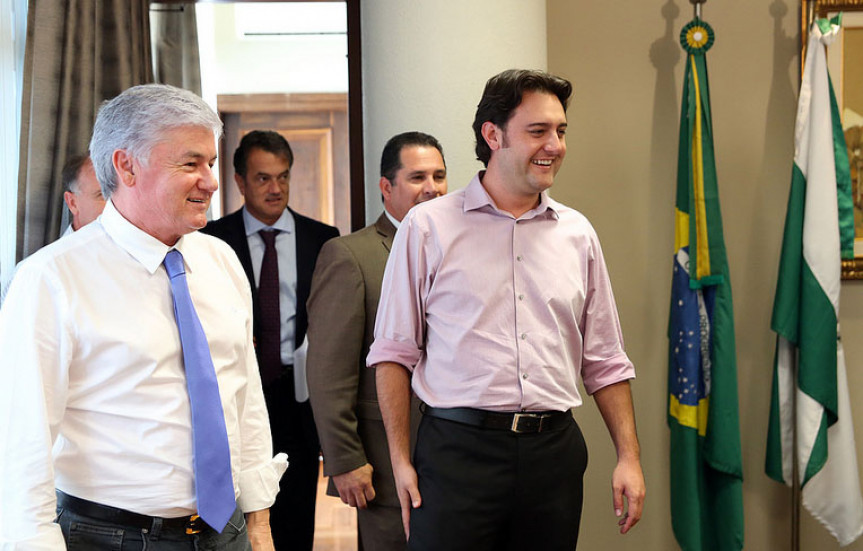 Secretário Ratinho Júnior visita a Assembleia Legislativa