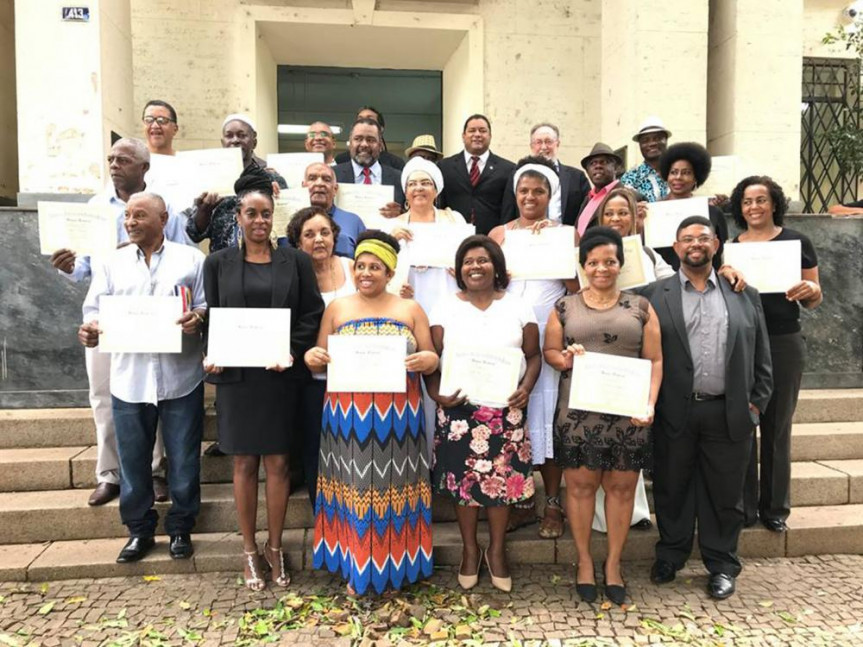 Lideranças do movimento negro homenageadas por proposição do deputado Tercílio Turini (PPS). 