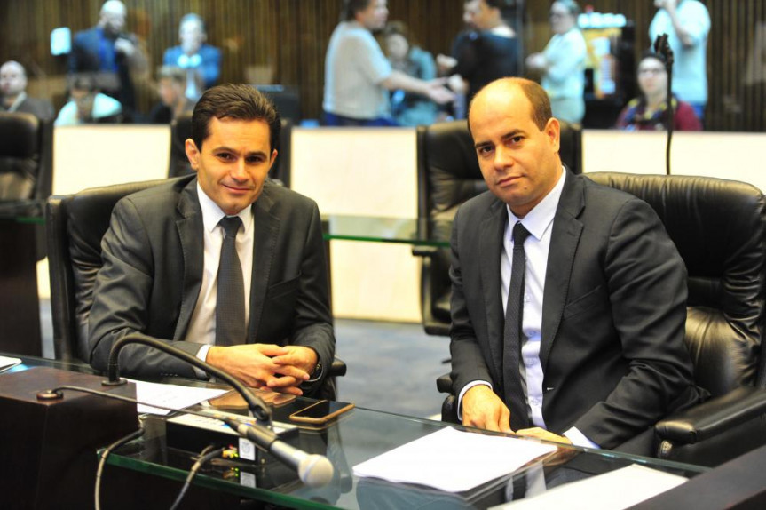 Deputados Marcio Pacheco (PPL) e Evandro Araújo (PSC).