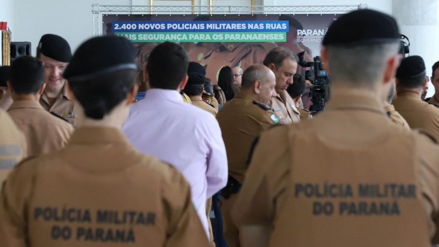 Concurso para a contratação de novos policiais militares vai garantir reforço na segurança dos municípios paranaenses.