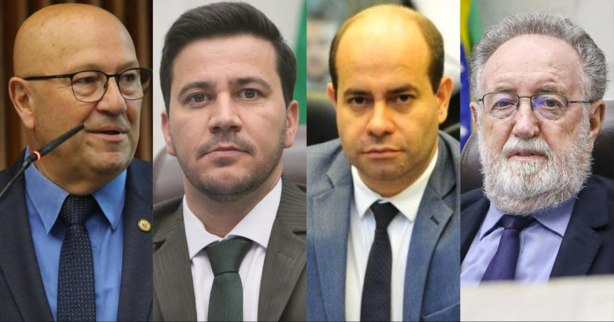 Os deputados Luiz Claudio Romanelli (PSD), Arilson Chiorato (PT), Evandro Araújo (PSD) e Tercílio Turini (PSD) pediram esclarecimentos sobre o leilão de rodovias do Paraná.