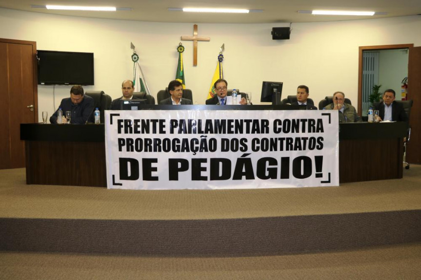 Frente Parlamentar Contra Renovação dos Contratos de Pedágio em Umuarama.