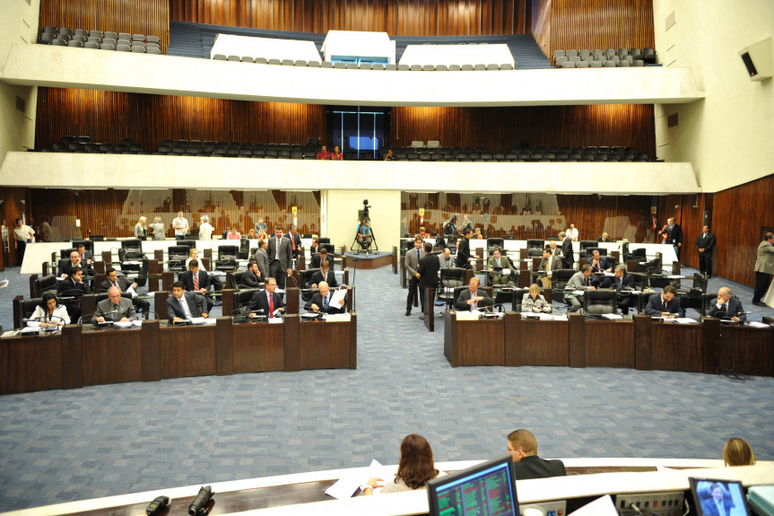 Plenário da Assembleia Legislativa do Paraná.