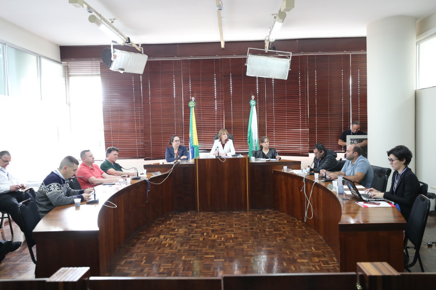 Reunião, realizada na manhã desta terça-feira (25), na Sala das Comissões, contou com a participação de integrantes da Articulação Paranaense para uma Educação do Campo, das Águas e das Florestas.