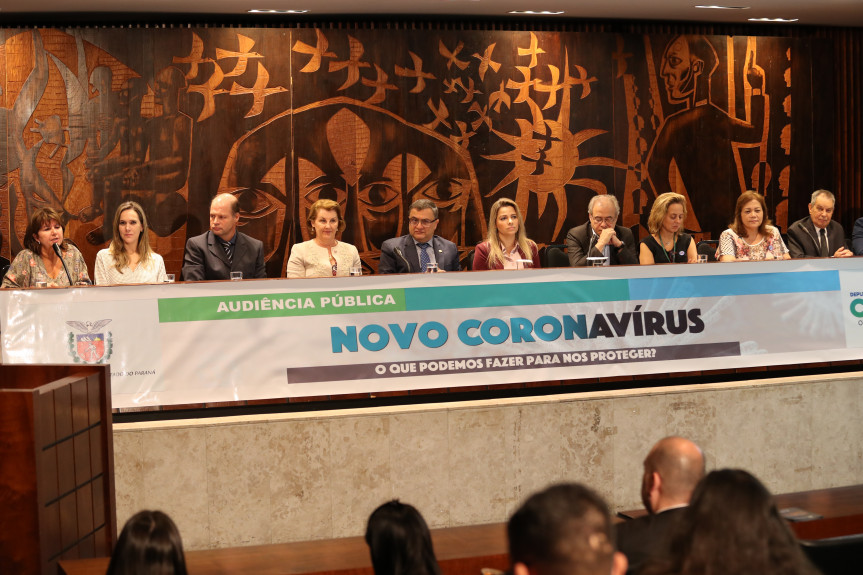 Audiência pública reuniu representes da área de Saúde do estado, municípios e União para falar sobre a mobilização para a prevenção do Coronavirús no país.