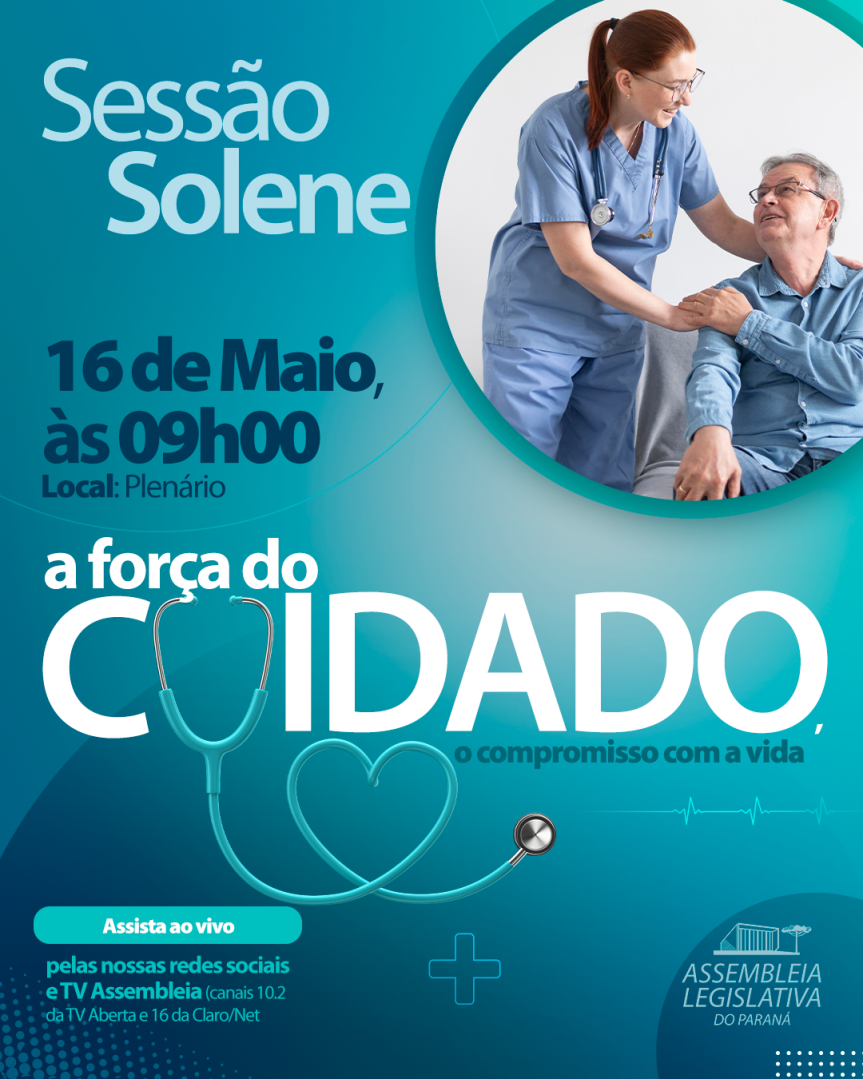 Homenagem aos profissionais de Enfermagem