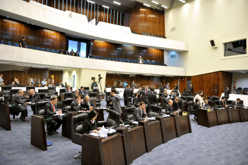 Plenário da Assembleia Legislativa do Paraná.