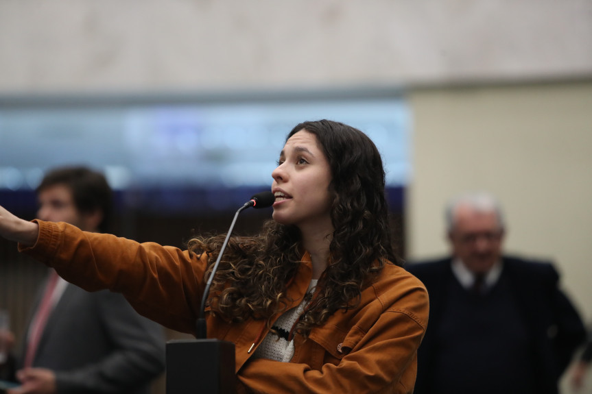 A deputada Ana Júlia também se manifestou, ressaltando a pressa e a falta de debate público.