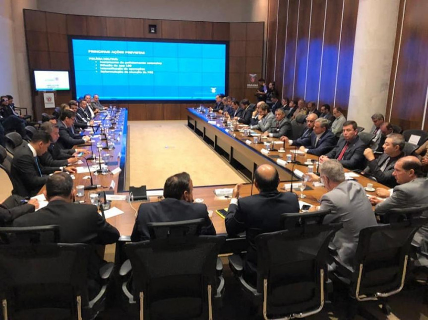 A reunião tratou das metas da Segurança da gestão do governador Ratinho Junior (PSD).