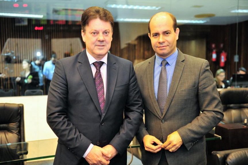 Deputados Nelson Luersen (PDT) e Evandro Araújo (PSC).