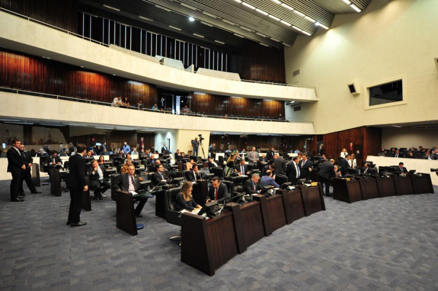 Plenário da Assembleia Legislativa do Paraná.