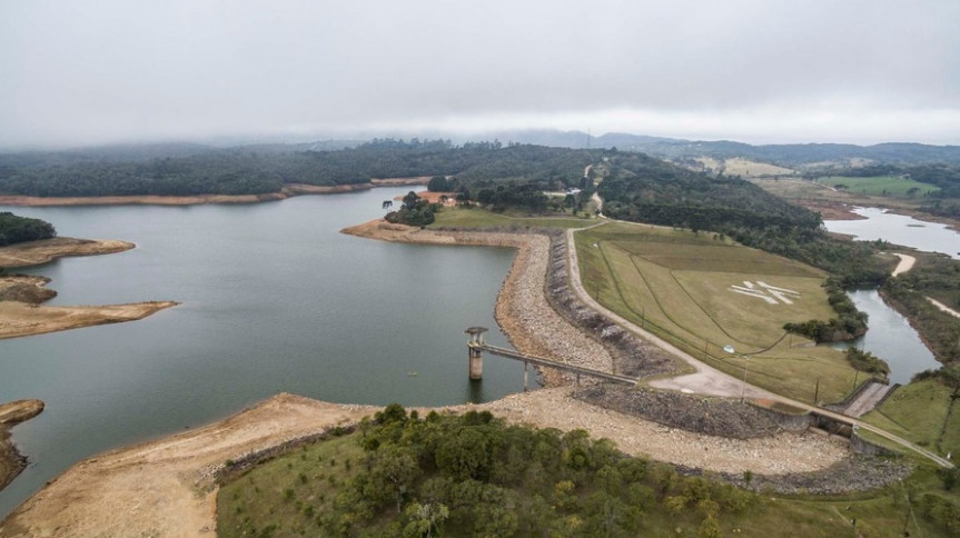 Os reservatórios de água para abastecimento público de Curitiba e Região Metropolitana registram os índices mais baixos dos últimos 10 anos.