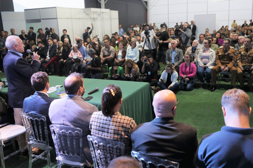 O evento ocorreu na na Cidade do Leite, no Parque de Exposições Dario Macedo.