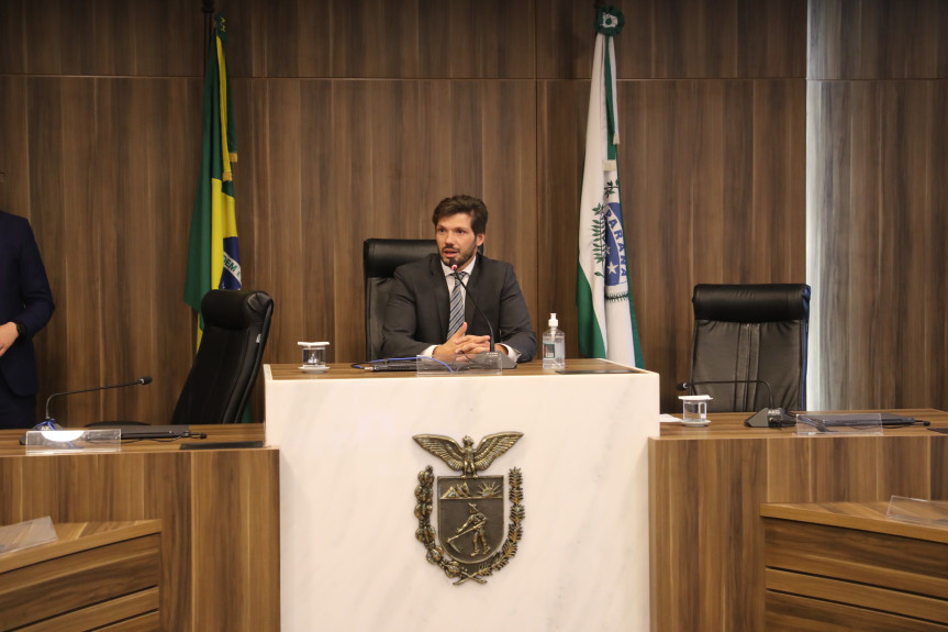O deputado Thiago Amaral foi eleito por unanimidade.