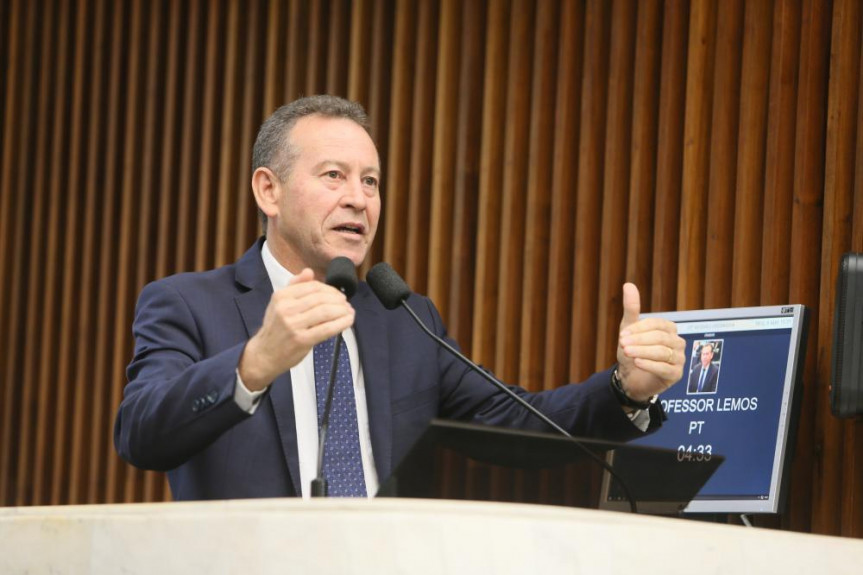 Deputado Professor Lemos: triste realidade no Paraná e no Brasil.