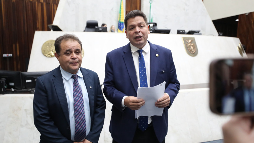 Deputados Batatinha e Gugu Bueno (à dir.), ambos do PSD.