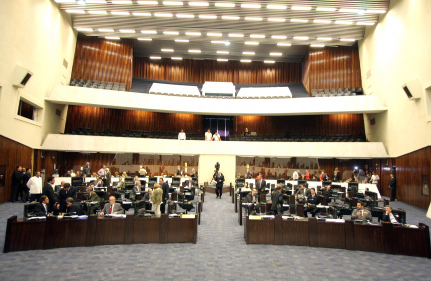 Plenário da Assembleia Legislativa do Paraná.