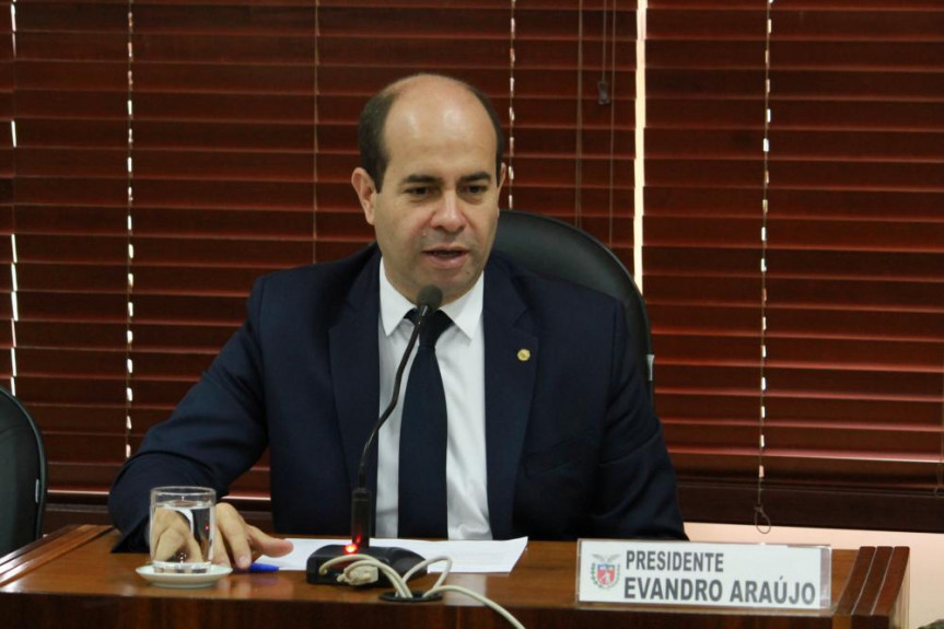 Deputado Evandro Araújo (PSC), presidente da Comissão de Orçamento da Alep.