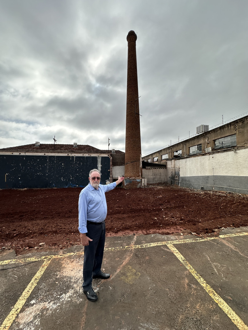 Tercilio Turini ressalta que Londrina vai completar 90 anos no próximo dia 10 de dezembro e a preservação da chaminé pode ser um grande presente para a cidade na comemoração das nove décadas de fundação do município.