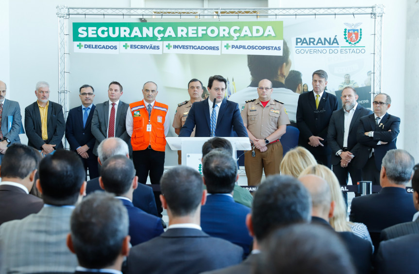 Governador anuncia concurso para Polícia Civil